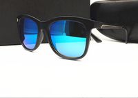 Всемирно известный бренд мужской моды черные очки UV400 Зеркальные очки Очки для мужчин Очки Солнцезащитные очки марки Очки с оригинальной коробкой