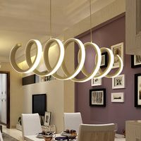 Avize Alüminyum Akrilik Led Kolye Işıklar Ev Kullanımı Için Ofis Kullanarak Yemek Odası Bar Mutfak Asılı Led Kolye lamba Fikstür