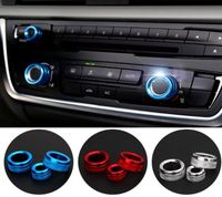 3 stks Airconditioning Knoppen Knop Cover Trim voor BMW X5 E70 X6 E71 2007-2013