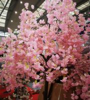 10pcs Silk Cherry Flower Begonia Cherry Munch Fake Pleiopetalous Sakura para la fiesta de bodas Inicio Artificial Flores decorativas