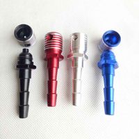 microphone shaped Metal Tobacco Smoking Pipe Cigarette Hand ...