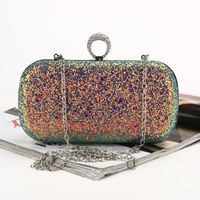 Bags handbag bag clutches creative magic glitter Small color...