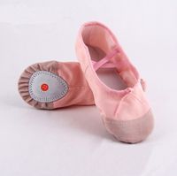 20 tamaños niño adulto lona ballet zapatos de baile zapatillas pointe danza gimnasia ballet zapatos de baile para niños adultos