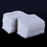 500pieces / pack Nagel Cotton Wipes UV Gel-Nagel-Spitzen Nagellackentferner Reiniger Lint-Papier-Auflage-Nagel-Kunst-Maniküre-Werkzeug Reinigung