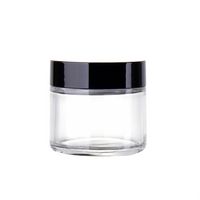 60ml Clear Glass Cosmetic Jar Pot - 60g Skin Care Cream Refillerbar flaska Kosmetisk behållare Makeup Tool för reseförpackning