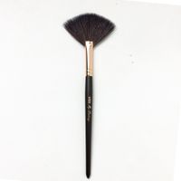 Meu Destino 051 Pro Fan Brush - Badger Hair Expertly Finish Powder Brush - Qualidade Maquiagem Brushes Blender Applicator