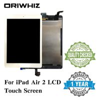 استبدال الجمعية وصول جديدة ل iPad 6 Air 2 LCD شاشة تعمل باللمس عرض محول الأرقام الزجاج دون homebutton والغراء