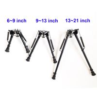 6~9, 9~13,13~21 inch tactical Harris Style Bipod Lightweight design W/O adapter