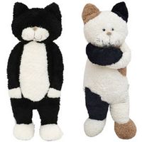 Japón anime gato felpa de felpa juguetes gigante suave relleno gatos muñeca bonitos regalos para niños amigos deco 50cm 70 cm DY50412