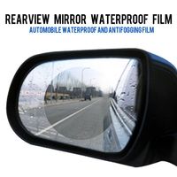 50pcs BMW E60 525i 528i 530i 535i 550i E61를위한 방풍 차 Rearview 거울 필름 스티커 Anti-fog 보호 필름 비 방패