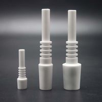Factory Price High Quality Pyrex 10mm 14mm 18mm Ceramic Nail of Dab Tool Ceramic dabber Ceramic Nail Tip NC Kits