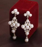 free shipping Elegant lady earrings European and American fa...