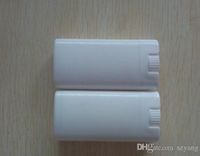 500 Pçs / lote 15g DIY Vazio Oval Lip Balm Tubos Desodorante Recipientes Branco Claro Batom Moda Legal Tubos De Lábio
