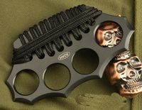 AZRAN in ottone di alta qualità knuckle spolveri da nocca, quattro dita in ferro, in acciaio integrato formatura di strumenti EDC