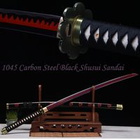 41/" Handmade Full Tang Sharp 1045 Carbon Steel Samurai Sword Anime Zoro