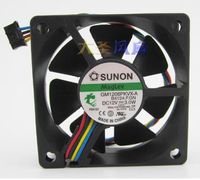 Partihandel: Sunon GM1206PKVX-A 60 * 60 * 20mm 12V 3.0W 4 Line CPU Fan Cooling Fan