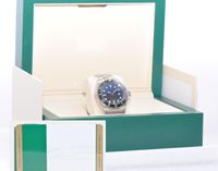 Luxus Sea-Dweller D-Blau 116660 44MM Keramik Lünette Saphirglas automatische Maschinen Herrenuhr Herren Uhren Original Box / Papiere