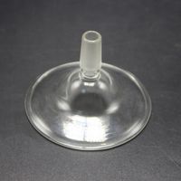 Waterpijplasadapterstandaard voor kom stuk koepels waterpijp bongs adapters 14mm 18mm mannelijke glazen basis roken accessoire