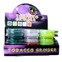 Grinder in plastica 3 strati 60 * 30MM Crusher per Tabacoo Dry Herb Smoking Blank a forma di colore Prezzo di fabbrica