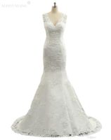 2018 strand hochzeitskleid sexy spaghetti strap sleeveless spitze appliques spitze auf top mermaid hochzeitskleider nach Maß gefertigter Hochzeitskleid