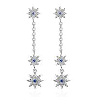 ED316 Dangle & Chandelier New Arrival Luxury Naked Austria Crystal STAR Earring Big Fashion Design Wholesale Jewelry