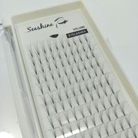 Seashine gratis verzending 5D Short Stem Pre Fanned Koreaanse oog wimpers c d l curl wimper extensions fabrikant