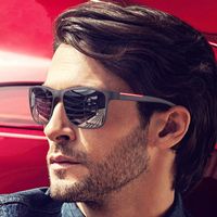 Toptan-Yüksek Kaliteli Kare Güneş Erkekler Retro Vintage Sunglass Erkekler için Sürüş Güneş Gözlükleri Erkek Sunglass 2018 Shades