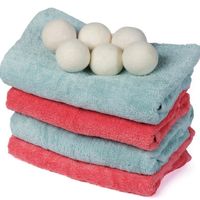 nuovo ammorbidente per palline per asciugatrice in lana Ammorbidente per tessuto da 2,75 pollici e sfera per riduttore statico Alternativa riutilizzabile ecologica allo strato di asciugatrice
