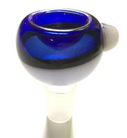Bols en verre coloré pour Bongs avec 14mm 18mm adaptateur mâle Joint en verre Accessoires pour fumeur en verre Tubes d'eau