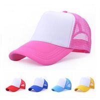 安く空白のトラッカーのメッシュの帽子の春の夏のスナップバックの野球帽のための野球の帽子女性のための野球の帽子23色
