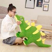 Dorimytrader Novo adorável Anime Soft Anime Stegosaurus Brinquedo de Pelúcia Grande Dinossauro Dinossauro Crianças Adultos Decoração de Presente 100cm 115cm Dy50165