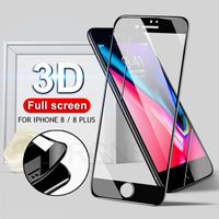 3D Soft Edge Full Cover Tempered Glass For iPhone 6 7 8 6S P...