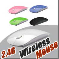 2. 4G Wireless Optical Mouse Mice 6 Colors Ultra- thin Mouse U...