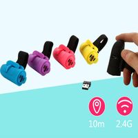 2.4G wireless mouse creative wireless finger lazy mouse computer phone tablet ring mini bluetooth mouse New Hot