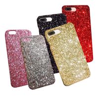 Or bling bling poudre Siliver cas de téléphone pour téléphone portable en vrac luxe Étincelle strass cristal mobile Gel Cover