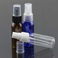 Hochwertige 30ml leere Plastiksprühflasche nachfüllbarer Parfüm-PET-Flaschen mit Sprühpumpenbehälter 50pcs / lot