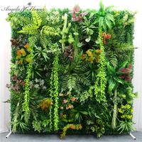 40x60cm painel de parede DIY planta artificial parede verde flor grama partido decoração tapete casamento cenário de jardim de plástico gramados ao ar livre