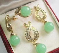 مجوهرات مجوهرات 12 ملم قلادة قلادة خضراء