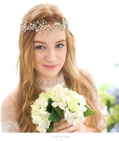 Legering kristal kraal bloem bruid hoofdbanden haar kam prinses bruiloft bruids haarbanden haaraccessoires tiara's