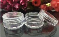 Vape 5 ml Transparant Plastic Olie Concentrate Container / Potten Clear DAB Opslag Wax Containers Plastic Non-Stick Food Grade Wax Potten