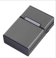 New aluminium alloy cigarette box, metal magnetic button man...