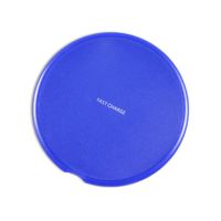 Universal Qi wireless charger Pad round with cool light for ...