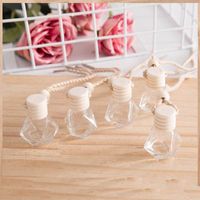 Transparent Packing Bottle Diamond Shape Frosted Glass Car P...