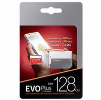 2020 뜨거운 판매 U3 100Mbps EVO Plus 클래스 10 256GB 128GB 64GB C10 TF 메모리 카드 SD 어댑터 블리스 터 패키지 DHL Freeshipping