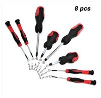 Wholesales!!! Free shipping 2019 TOOLMAN 8pc Philips Flat Cross Point Slotted Screwdriver Set Driver Repair Tool