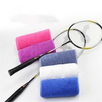 Fabricantes atacado esportes de algodão toalha Badminton 20 * 110 centímetros de comprimento toalha macia de fitness absorvente pode ser personalizado logotipo