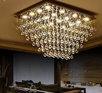 Lyxig Modern Crystal Ceilling Light Högkvalitativa Lampor för vardagsrum Hotell Korridor Aisle Hall LED-lampor ingår Hot Sell Myy
