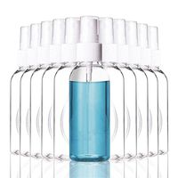 Plastic Clear Spray Bottles 60ml 2oz Refillable Fine Mist Sp...