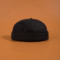 Moda en la calle sin ala-Cap Skullies urbano vendimia portable único de Docker sombreros multipropósito Miki Beanie sombrero sombreros de diseño caps hombres