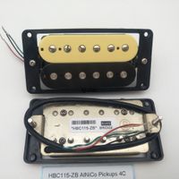 Chitarra elettrica Pickups HBC115-ZB Alnico5 Humbucker Pickups 4C zebra 1 Set, parti della chitarra